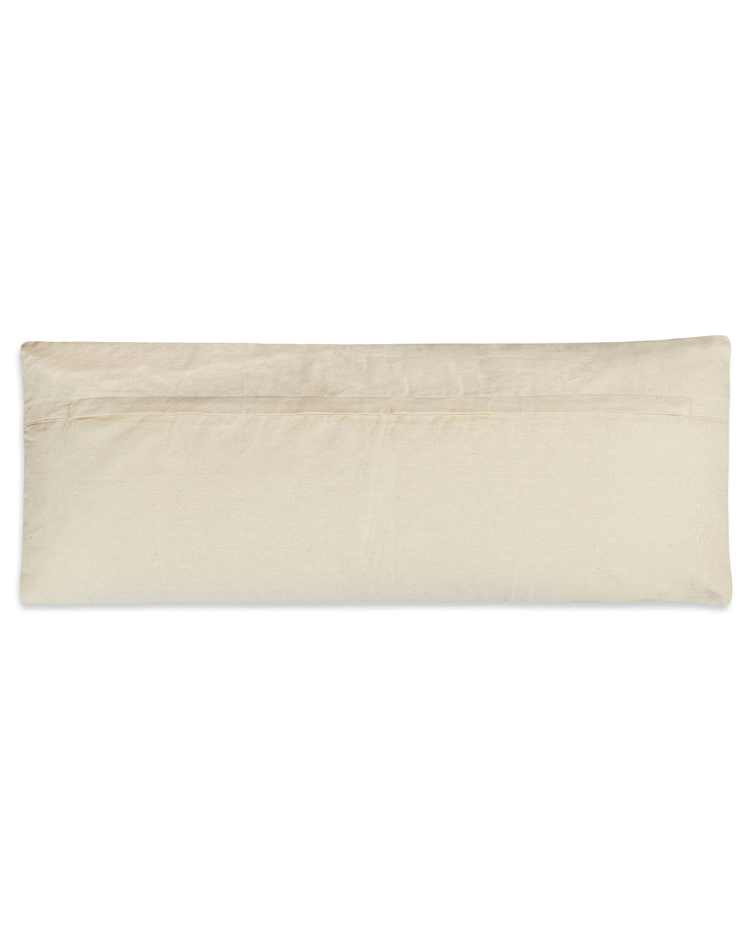Pink fringes 14 x 36 Beige Cushion cover with tassle
