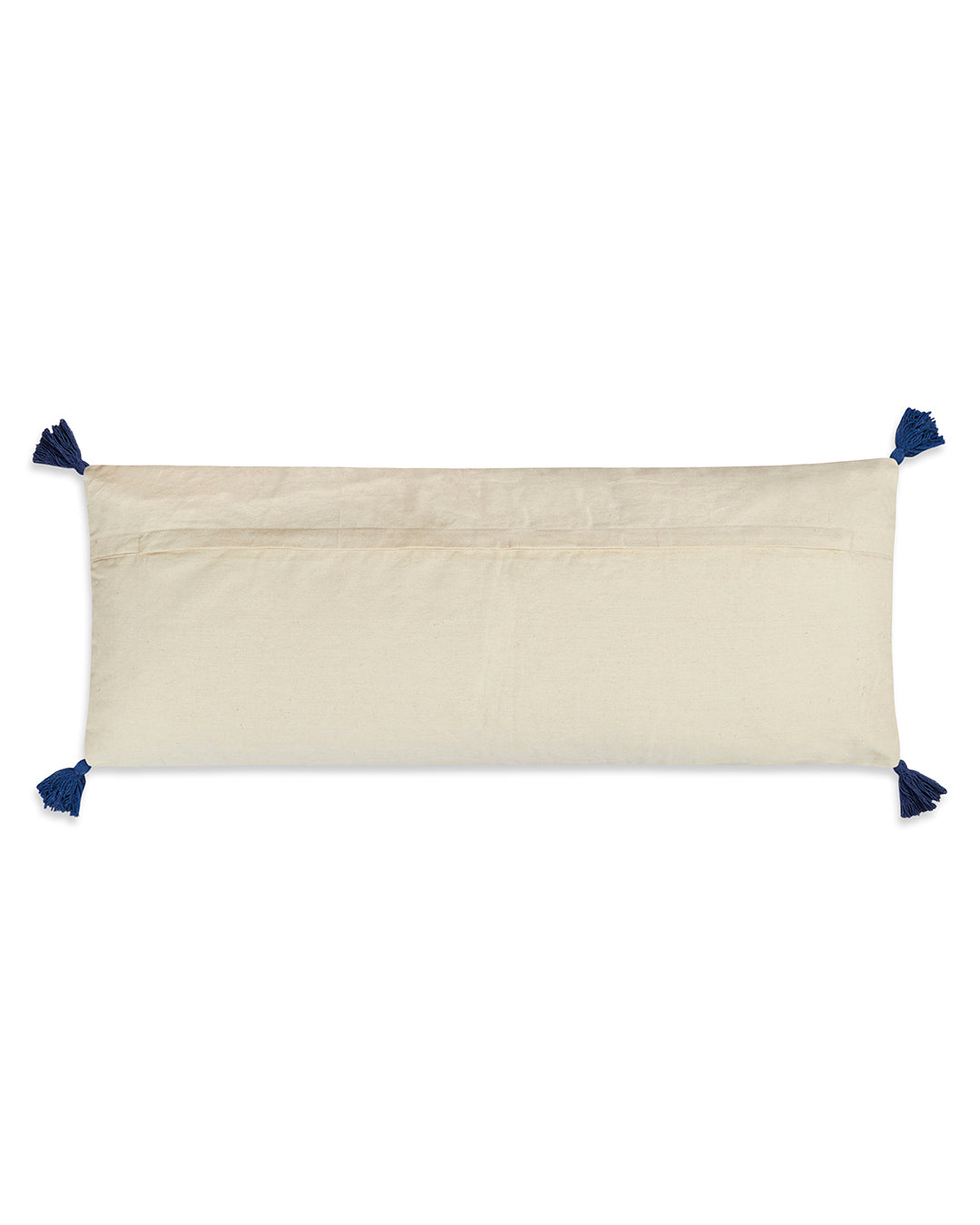 Double Rainbow 14 x 36 Beige Cushion cover with tassle