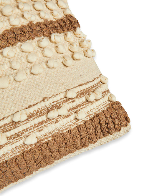 Beige brown knots 16 x 16 Cushion cover - Set of 2