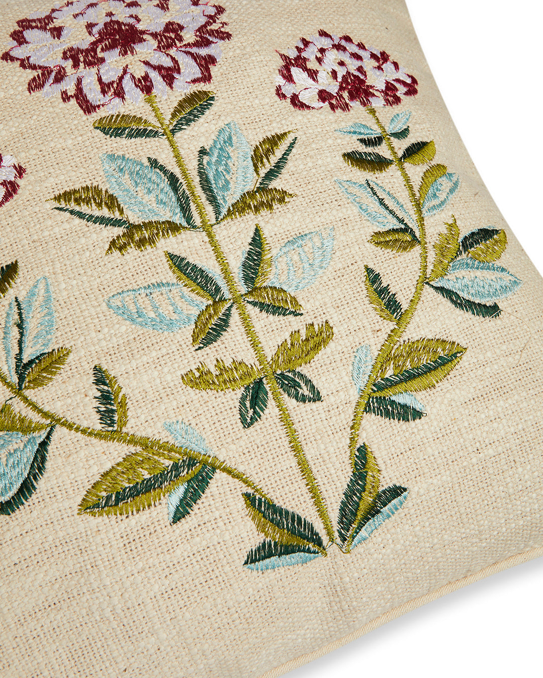 Unique Embroidery 16 x 16 Beige Cushion cover - Set of 2