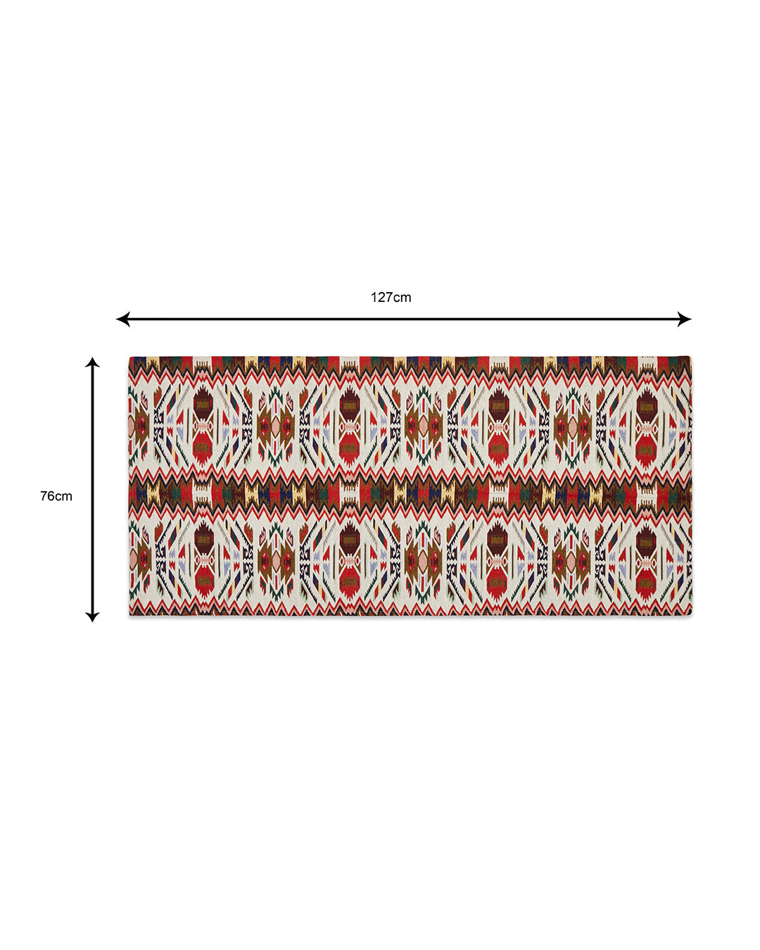Moroccan pattern jacquard 2 seater sofa cover