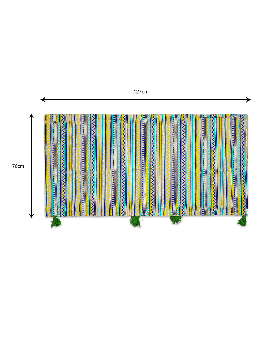 Green jacquard 2 seater sofa cover