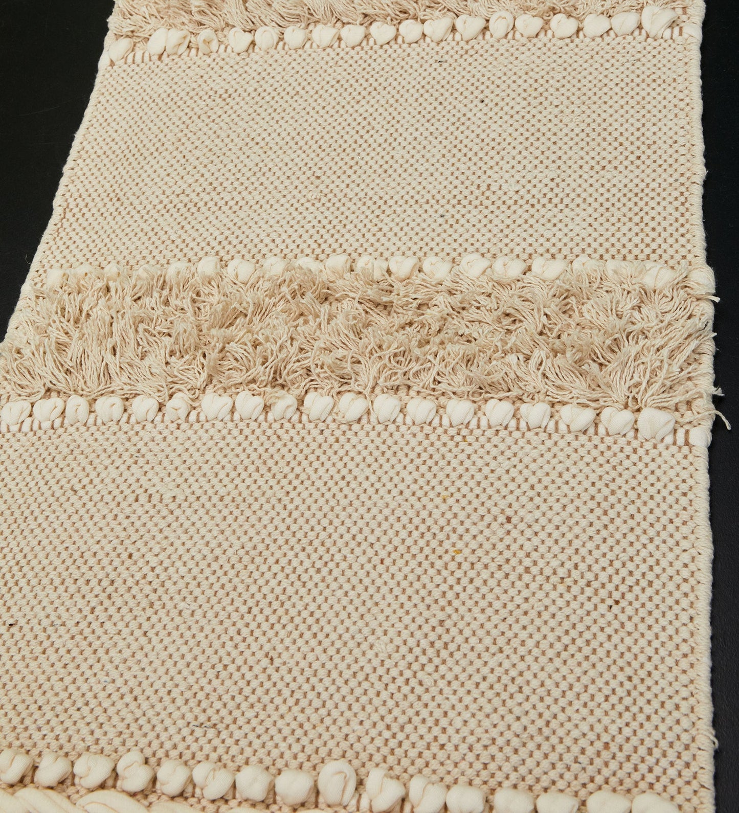 Bohemian table runner with tassles
