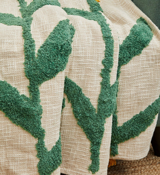 Sunflower throw blanket with tassle