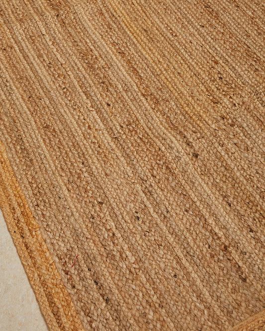 JutiePie Braided Hand woven natural Jute 3ft x 5 ft carpet