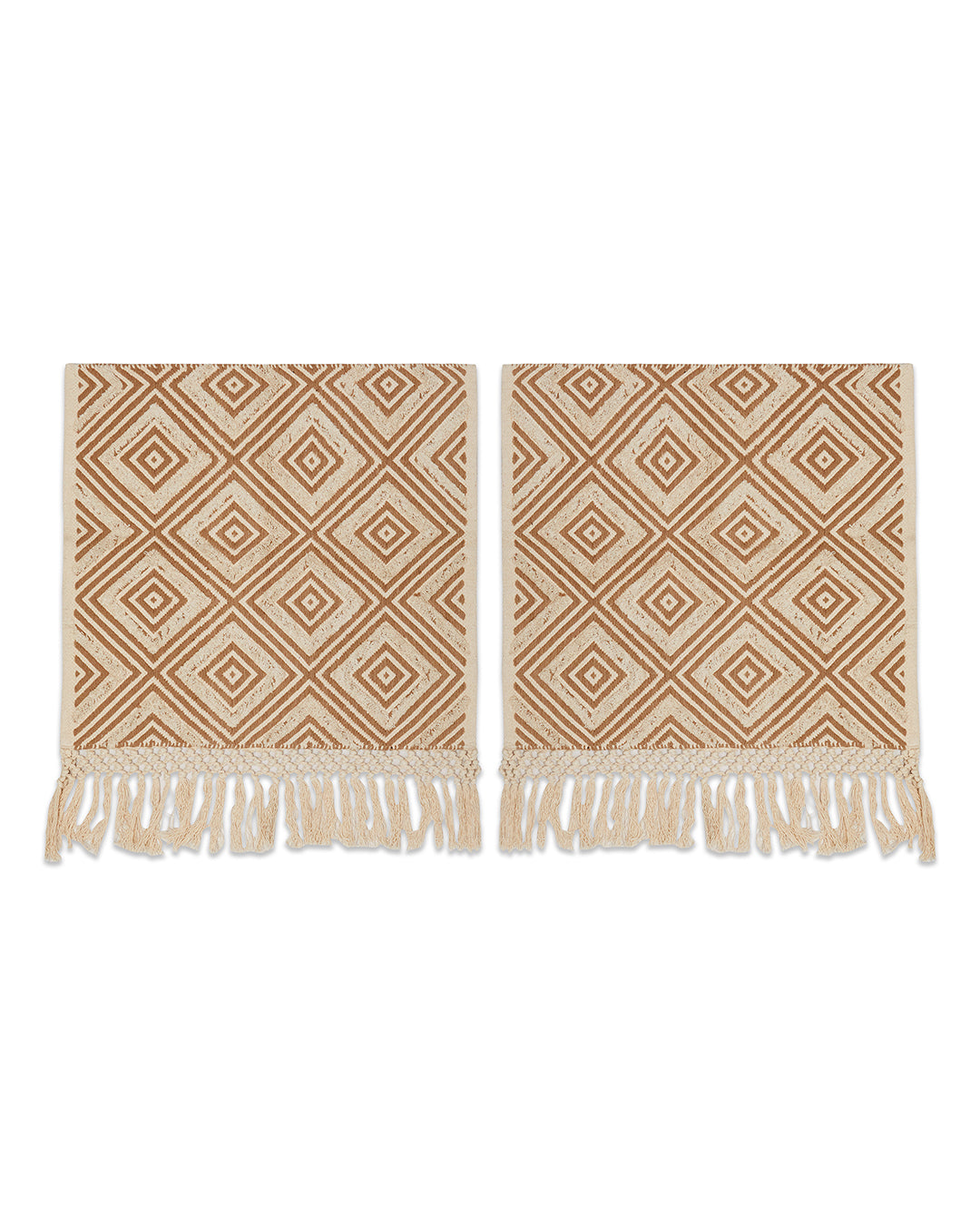 Geometrical Beige 1 seater sofa cover