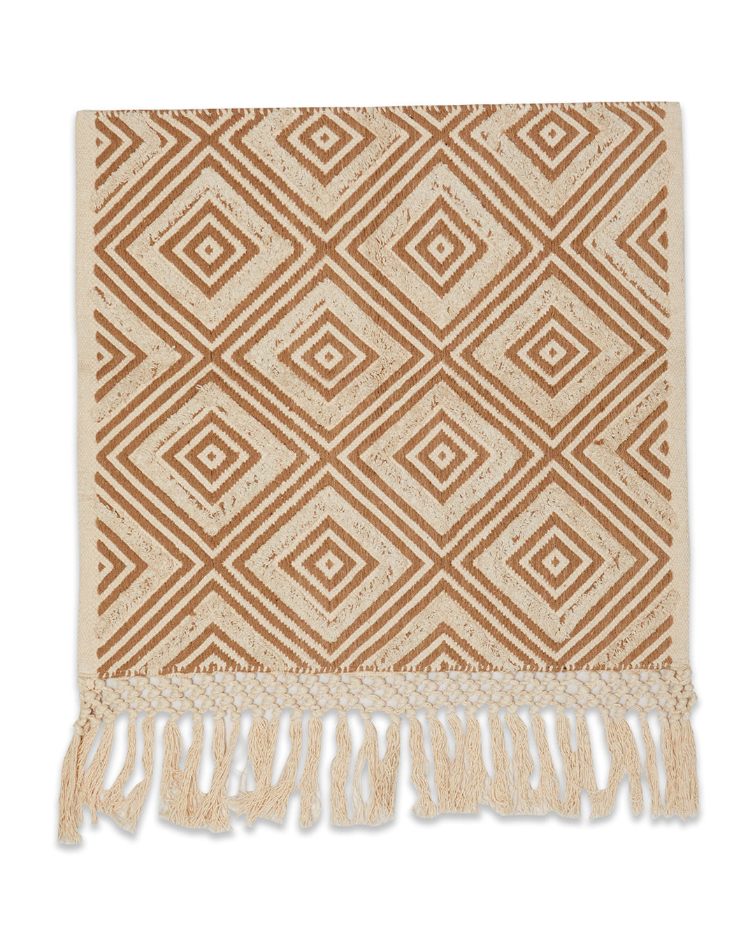Geometrical Beige 1 seater sofa cover