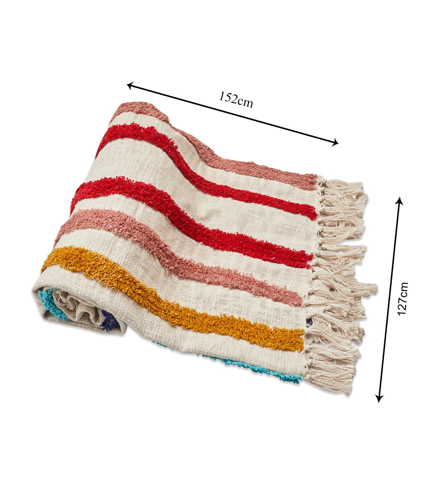 Rainbow throw blanket