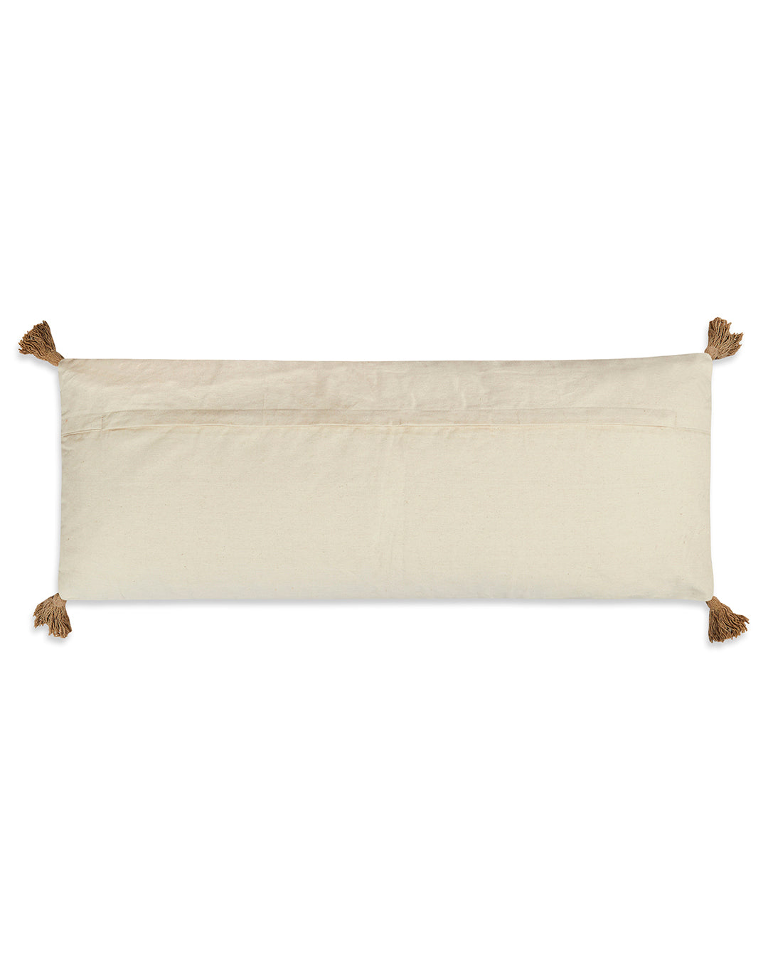 Boho trees 14 x 36 Beige Cushion cover with tassle