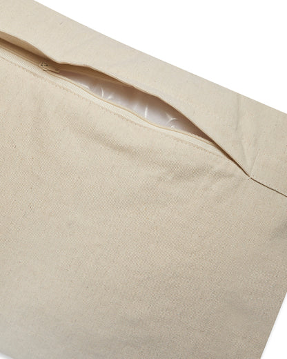 Fab boho 14 x 36 Beige Cushion cover with tassle