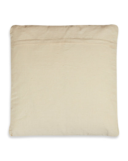 Beige bohemian 24 x 24 Beige Cushion cover - Set of 2