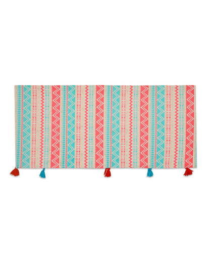 Sea green jacquard 2 seater sofa cover