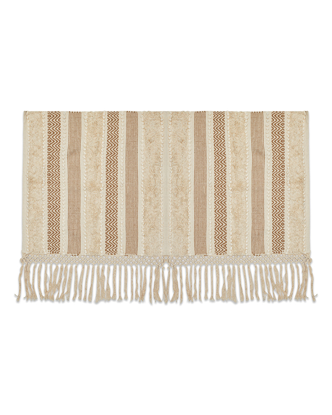 Lovely Beige 2 seater sofa cover with tassles