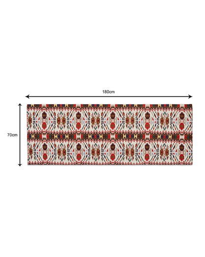 Moroccan pattern jacquard 3 seater sofa cover