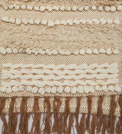 Bohemian table runner with tassles