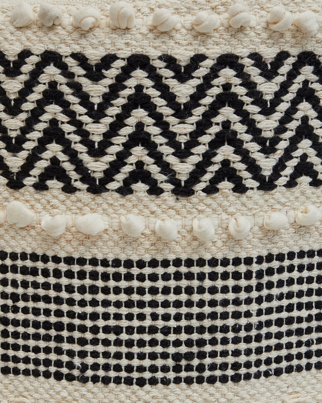Trendy Beige & black bohemian 4 legged wooden sitting stool/ottoman/muddha/pouffe