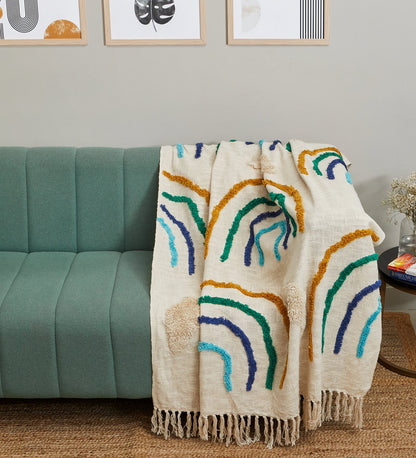 Cute rainbows sofa throw blanket