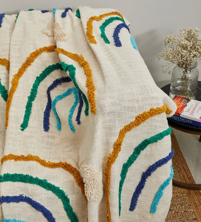 Cute rainbows sofa throw blanket