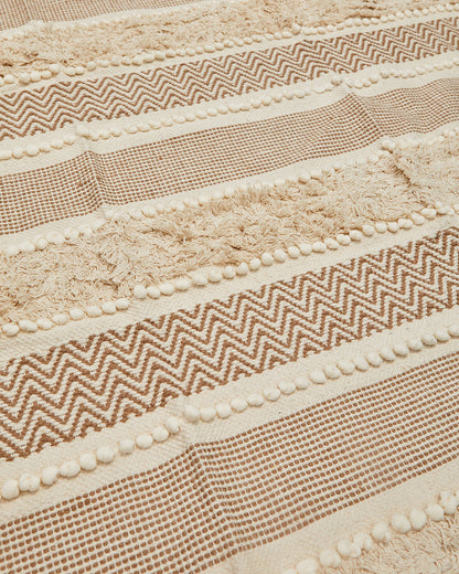 JutiePie Cotton Handloom 4ft x 6 ft carpet
